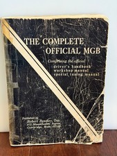 The Complete Official Mgb Handbook Manual And Tuning Bentley Copyright 1967
