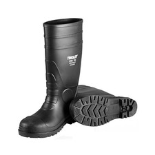 Tingley 31261.11 Steel-Toe Boots, Black PVC, 15-In., Men's Size 11 - Quantity 1