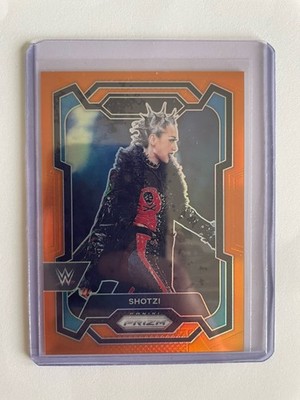 2024 Panini Prizm WWE - Shotzi Blackheart #153 Orange Prizm /99