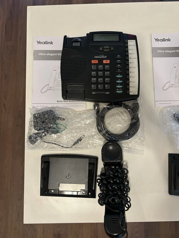 TalkSwitch Phone Sets Model 9133i Two-Count 2009 Excellent Condition - Image 3 of 4