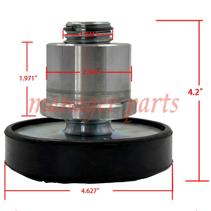 Dia.60mm Car Lift Rubber tray Heightening Feet Plus High Leg Pads Shaft