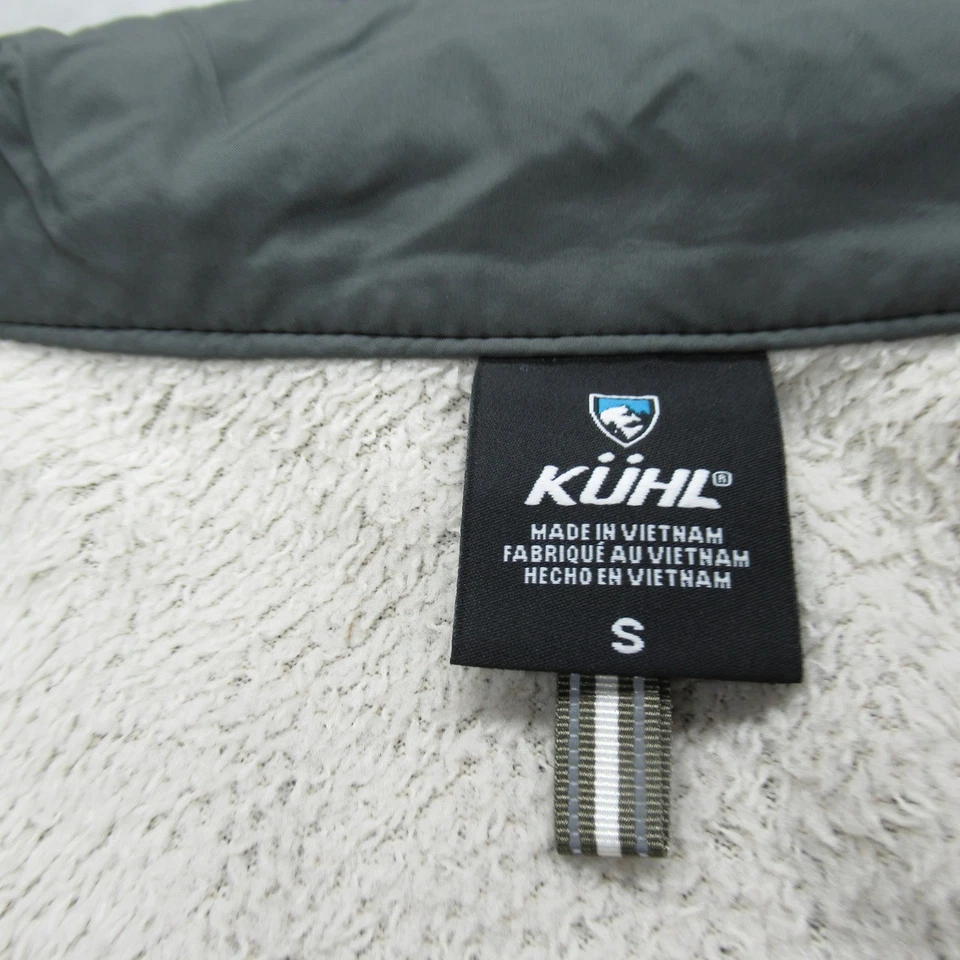 Kuhl The One Jacket Womens Small Green Fleece Lined Lightweight Full Zip Logo - Image 4 of 4