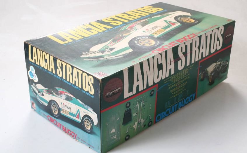 Vintage Kyosho 1/8 Lancia Stratos Circuit Buggy Engine RC Car Kit