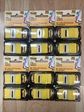 Post-it Flags 680YW12 Marking Page Flags in Dispensers - Yellow 600/Box New