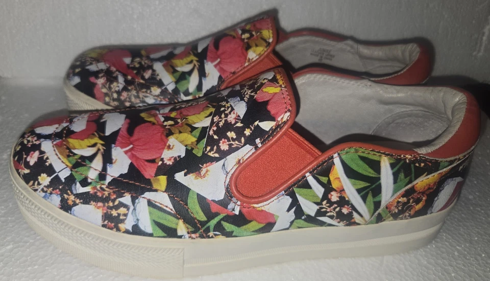 Zapatilla deportiva Ash Jungle multicolor de cuero de la selva con plataforma zapatos sin cordones talla 40... Foto 2 de 4