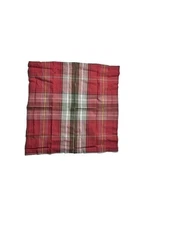 Pottery Barn Christmas Holiday Newbury Plaid Dinner Napkins Napkin Set of 4 New