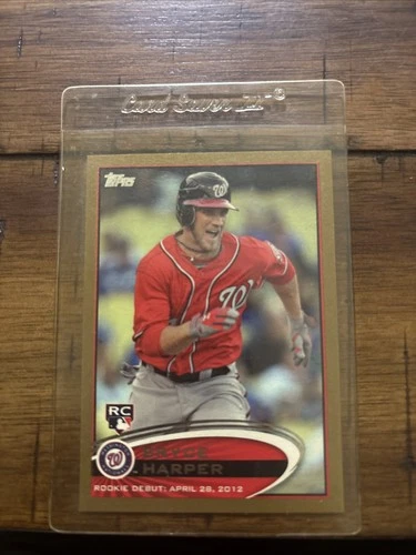 2012 Topps Update RC Debut Bryce Harper #US183 Gold 2005 /2012 Nationals