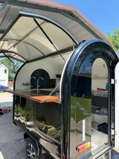 Luxury Mobile Food trailer - 8Ft Black- Great conditions - Business opportunity!
