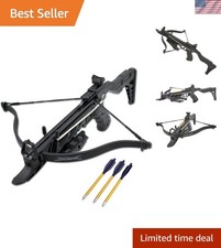 Cobra Self-Cocking Crossbow - 80 lb Draw Weight, 225 fps Ideal for Turkey