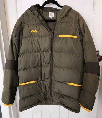 Umbro mens down puffer jacket coat size XL