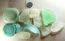 Genuine Surf Tumbled sea glass from japan bottle bottom