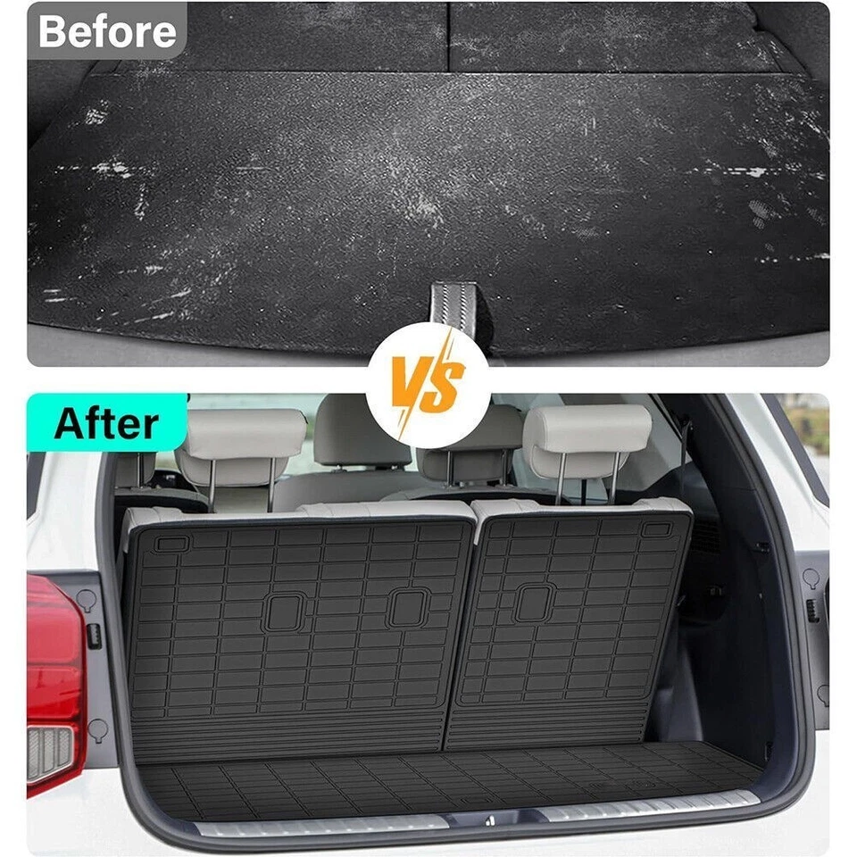 Alfombrilla de maletero para Honda Pilot 2016-2025 alfombrilla de carga TPE apta para accesorios Honda Pilot EE. UU. Foto 3 de 4
