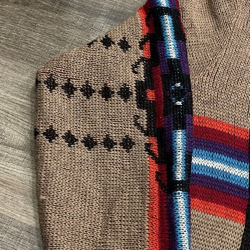 Pendleton Sweater Adult L High Grade Western Wear Virgin Wool Aztec USA Made Vtg - Picture 3 of 17