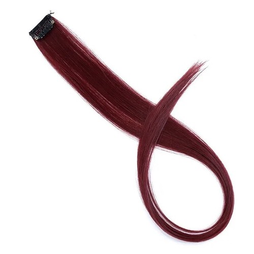 5x Haarverlängerungen Clip In Langhaar Highlight Strähnen Multi Regenbogenfarben UK - Bild 27 von 36