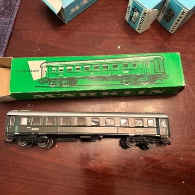 Marklin 4037 DB Passenger Coach. V/good Condition. Vintage. HO scale. W/ Box. 