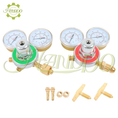 #ad Welding Cutting Torch Pressure Gauge Acetylene CGA 200 Oxygen CGA 540 $53.32