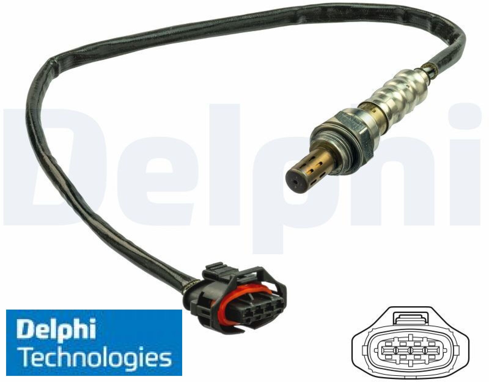 Delphi ES21116-12B1 Lambdasonde Lamdasonde für Opel