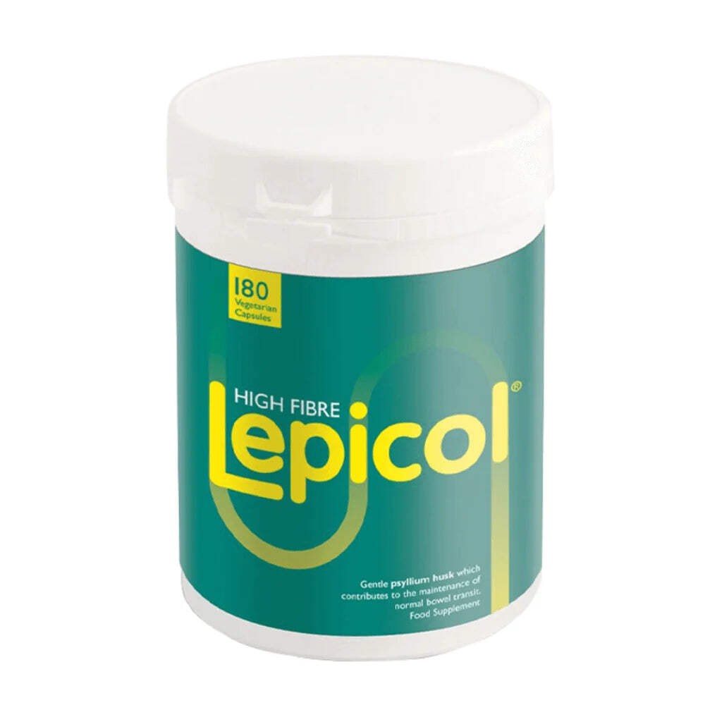 Lepicol Fibre Supplement 180 Capsules Digestive Support Psyllium Husk