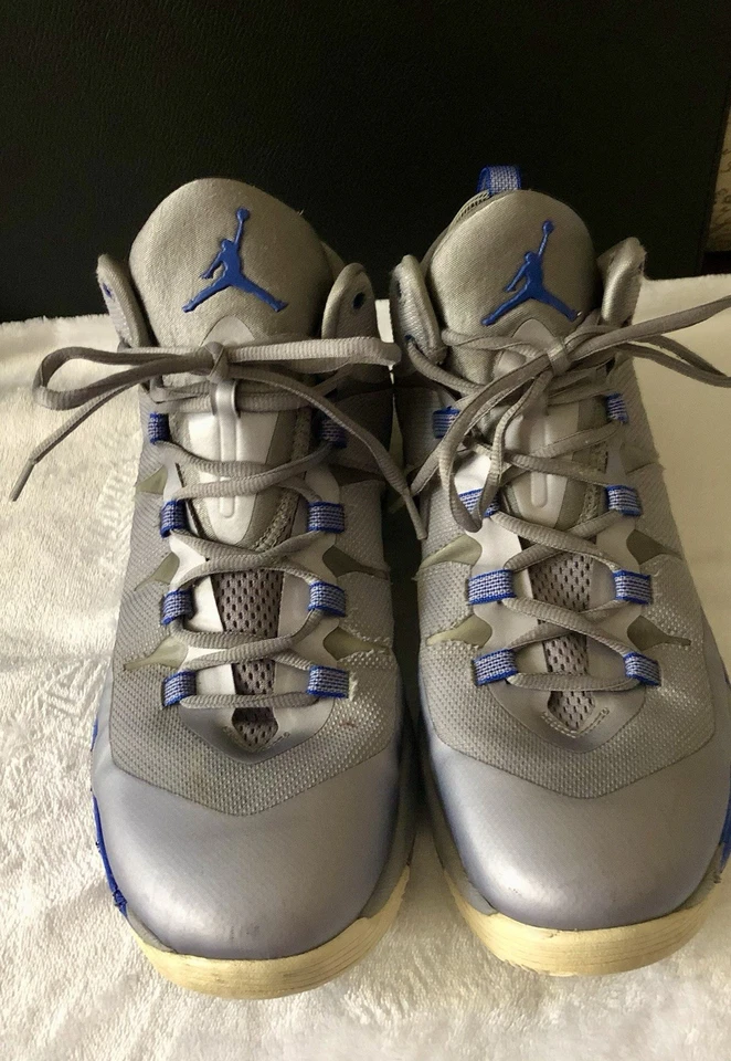 Nike Air Jordan Super Fly 2 gris cemento azul universitario 599945-007 para hombre Foto 2 de 4