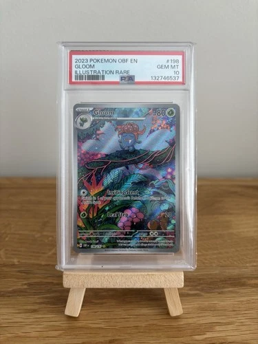 Pokémon TCG Gloom 198/197 Obsidian Flames Illustration Rare PSA 10