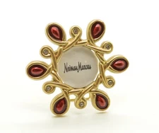 Neiman Marcus Jay Strongwater RED Mini Clip on Easel Picture Frame Rhinestones