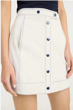 Cinq A Sept Ciara Mini Skirt Size 6 White NEW