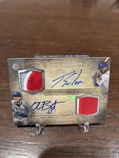 Topps 2014 Bowman Inception Dual Autograph Jorge Soler Kris Bryant /15 Cubs