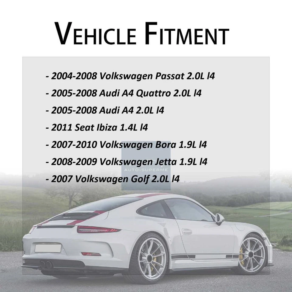 适用于大众高尔夫 2007 后发动机冷却液恒温器外壳/水插座 — 第 2/4 张图片