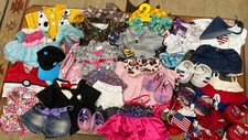 Huge Build A Bear Lot Clothes Outfits Accessories Shoes 46 Pcs VGUC