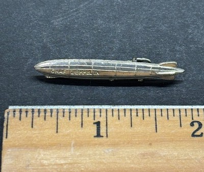 Ca. 1930 Graf Zeppelin LZ 127 Airship Souvenir Pin Original Dirigible /