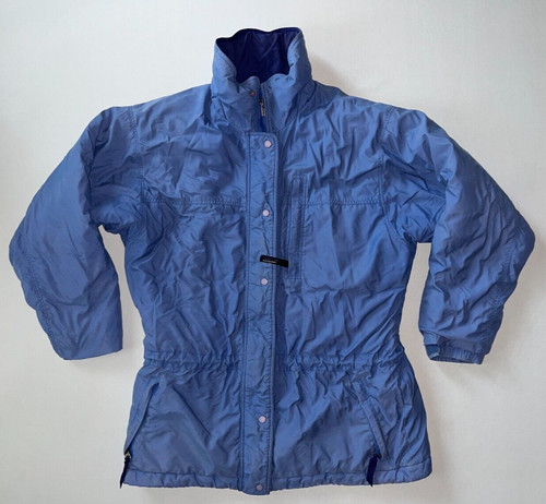 Patagonia, Giacca parka donna guida Patagonia vintage full zip blu taglia small cappotto retrò