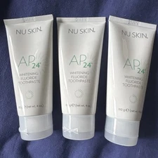 3x NU Skin Nuskin Ap24 Whitening Fluoride Toothpaste Full Size Nuskin Ap 24 0926