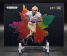 2025 Panini Prizm Draft Picks Larry Fitzgerald Black Color Blast #34 Pitt SSP