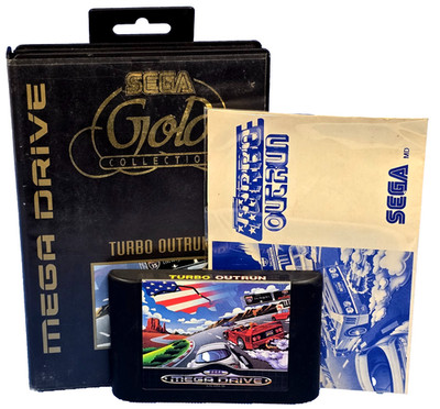Turbo Outrun Sega Mega Drive PAL *Complete*