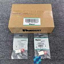 New Fits Panduit CAT5e Network Jack Module Gigabit White CJ5E88TGIW BOX OF 50