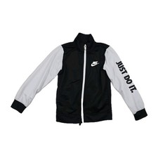 Nike Size 6-7 Years Kids Unisex Multicolor Full Zip High Neck Track Jacket