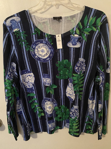 Talbots Lightweight Sweater Jacket Size 3X Beautiful & Soft