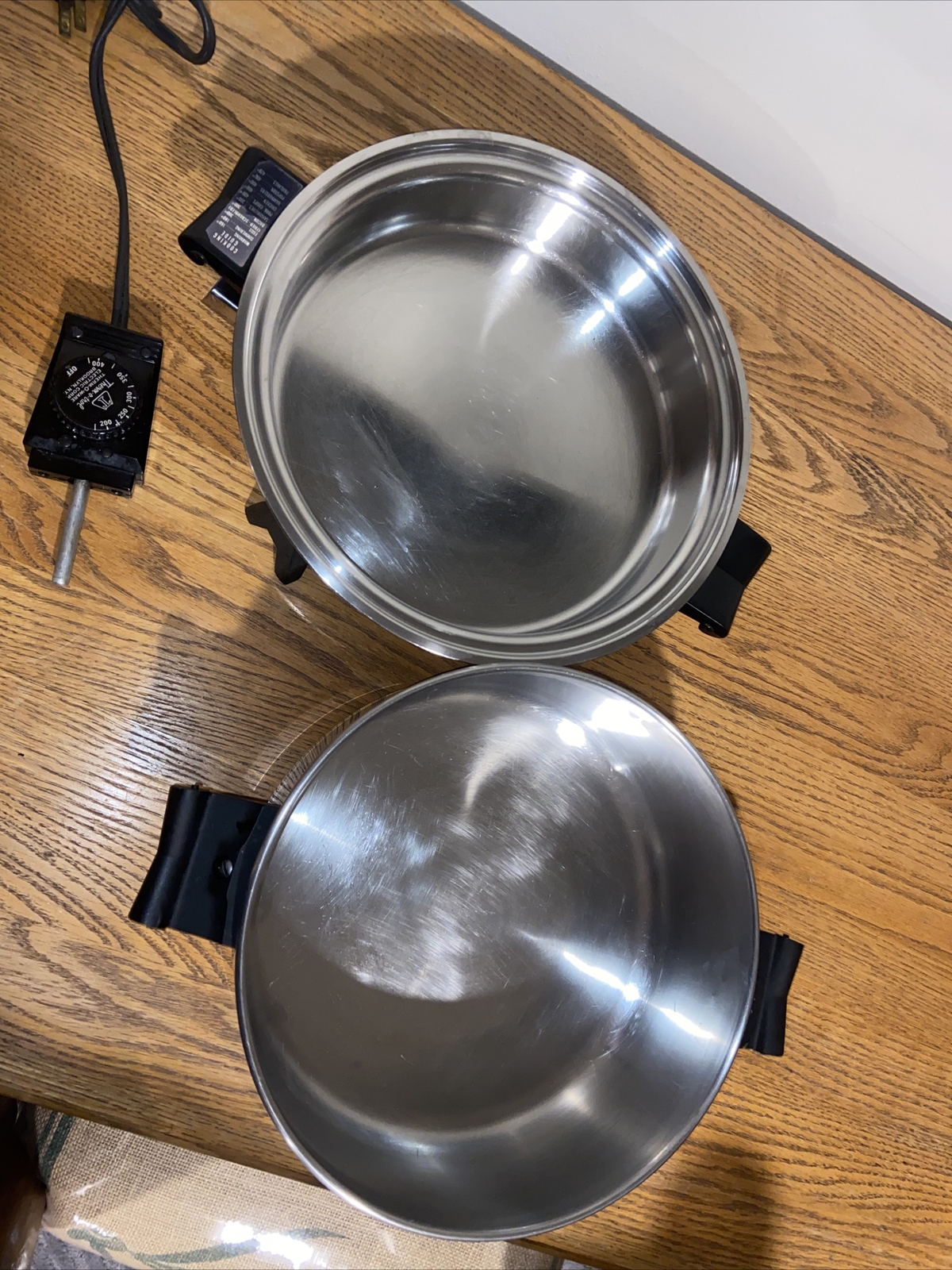 Vtg Saladmaster 7817 Stainless Steel 11" Electric Skillet Tested eBay
