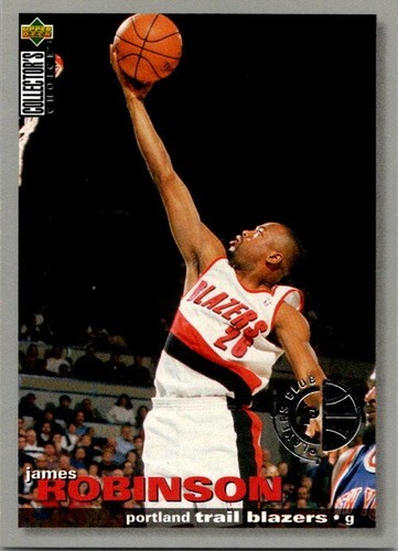1995 Upper Deck Collector's Choice Basketball Player's Club James Robinson #221