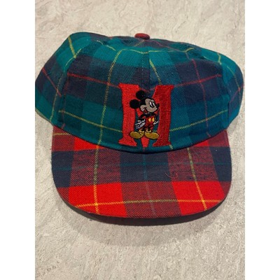 Mickey Mouse Hat Plaid Kids Baseball Cap Vintage NWT Mickey's Stuff for kids