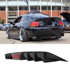 For Ford Mustang 1999-2004 Rear Bumper Diffuser Lip Splitter Spoiler Matte Black