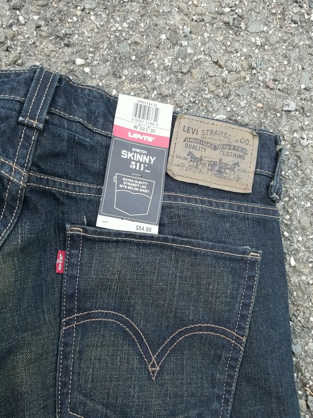 Dark Hollow Pants Denim Jeans 