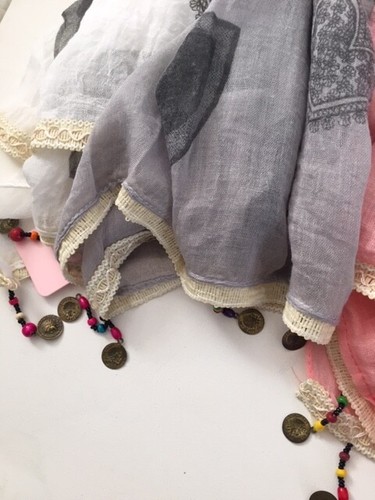 SCIARPE SARONG DA DONNA NUOVE REALIZE ITALY ESTIVE SPIAGGIA GRANDI TAGLIA UNICA - Foto 2 di 21