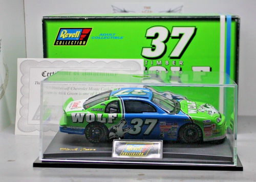 1997 Mark Green Timber Wolf 1/24 Revell NASCAR Diecast Autographed - Picture 3 of 3