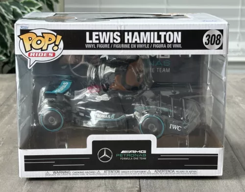 Funko Pop! Rides Lewis Hamilton # 308 AMG Petronas Formula 1 Team Vinyl Figure