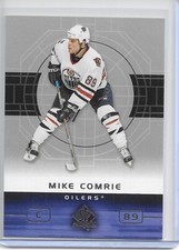 2002-03 SP Authentic Hockey Mike Comrie Card # 37 Edmonton Oilers