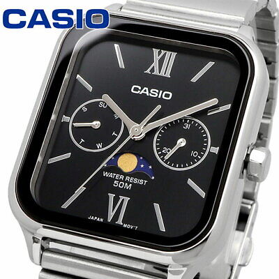 CASIO MTP-M305D-1A2V Wrist Watch Moon Phase Analog Metal CASIO MTP-M305D-1A2V Wrist Watch Moon Phase Analog Metal