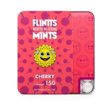 Flintts Mouth Watering Mints - Cherry - F-Strength 150 - Dry Mouth Mint