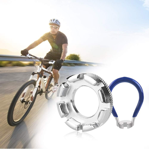 Chiave per Raggi per Bicicletta, 6 in 1, Chiave per Ruota, Tira Raggi Bici, Stru - Foto 6 di 12