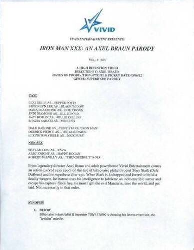 Iron Man 2 Licensed Nick Fury L/XL Jacket worn in 3 Adult Parody Movies +COA - Picture 7 of 9
